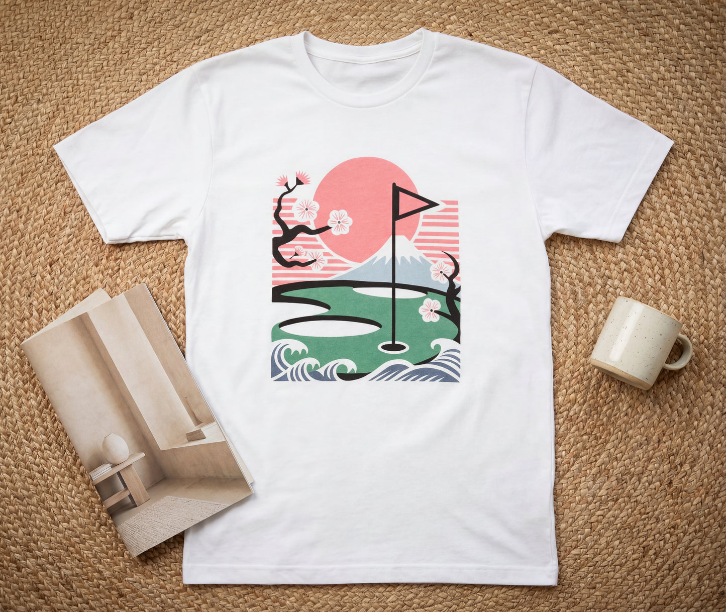 Oriental Golf Graphic T-Shirt