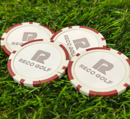 Poker Chip Golf Ball Marker