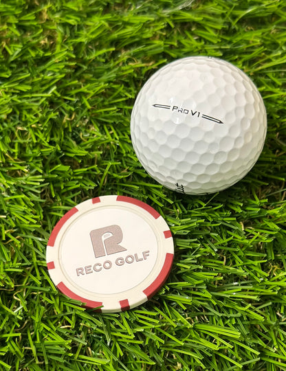 Poker Chip Golf Ball Marker